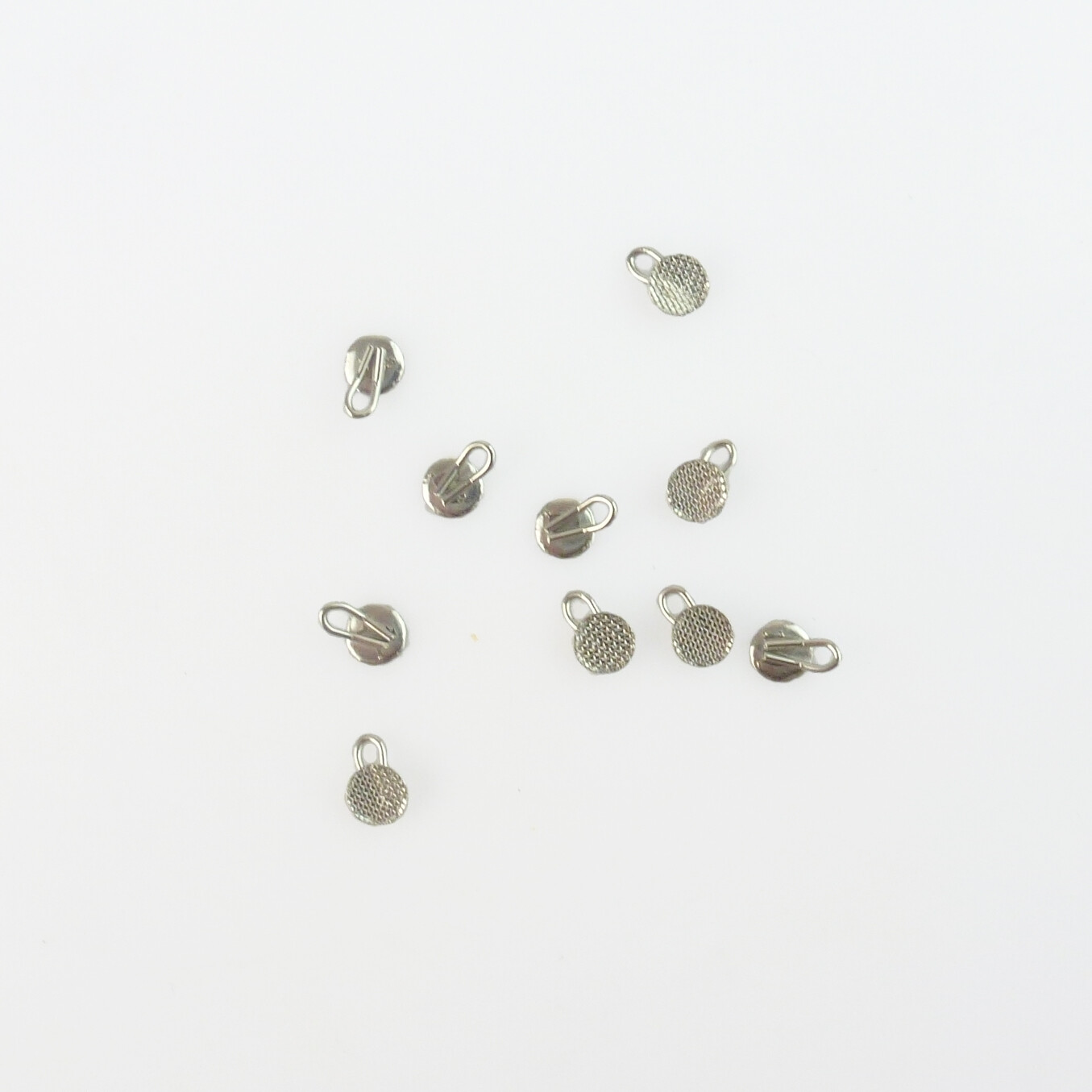10Pcs/Bag Dental Orthodontic Traction Hook Bondable 3mm Round Type Caplin Hooks