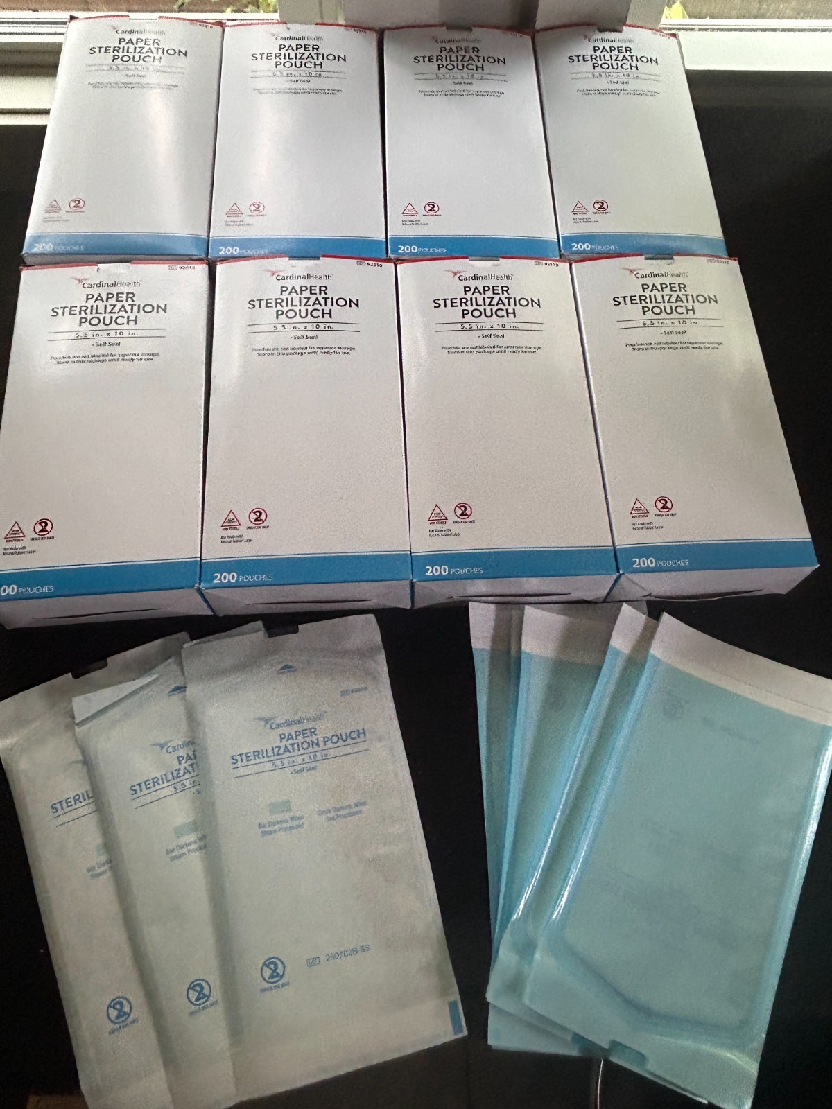 1600 Sterilization Pouch Instrument Sterile Self Seal 5.5″ x 10″ Cardinal Health