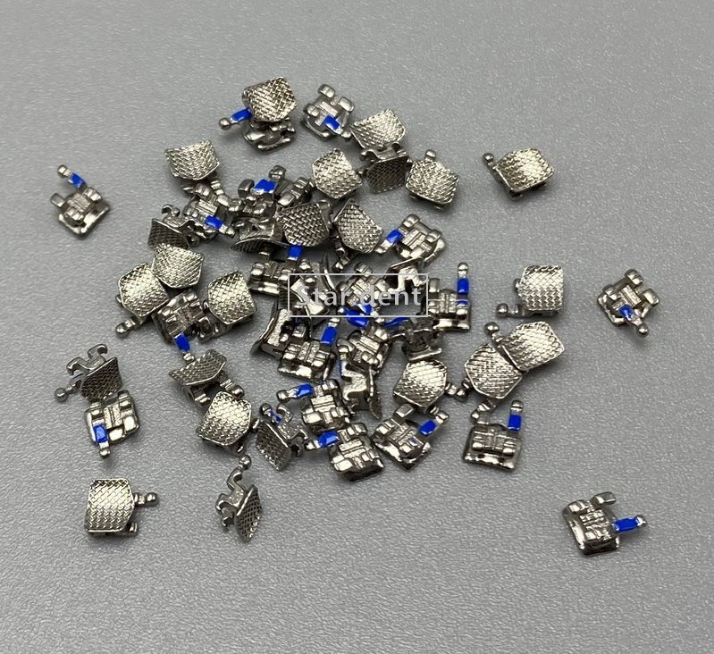 50pcs Dental Orthodontic Brackets metal Braces Mini Roth Slot 022 345 hooks Bulk