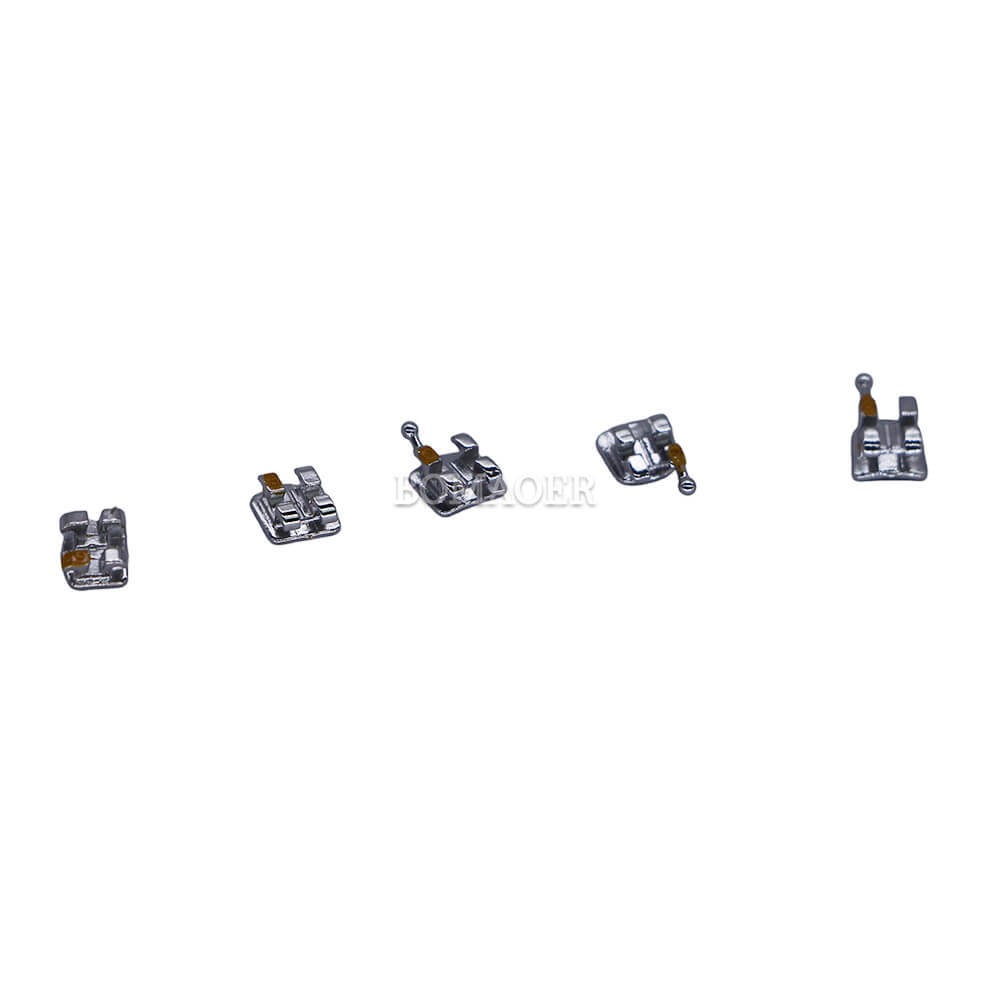 Orthodontics Dental MIM Monoblock Brackets MBT 022 Braces On 345 Hooks 50Sets