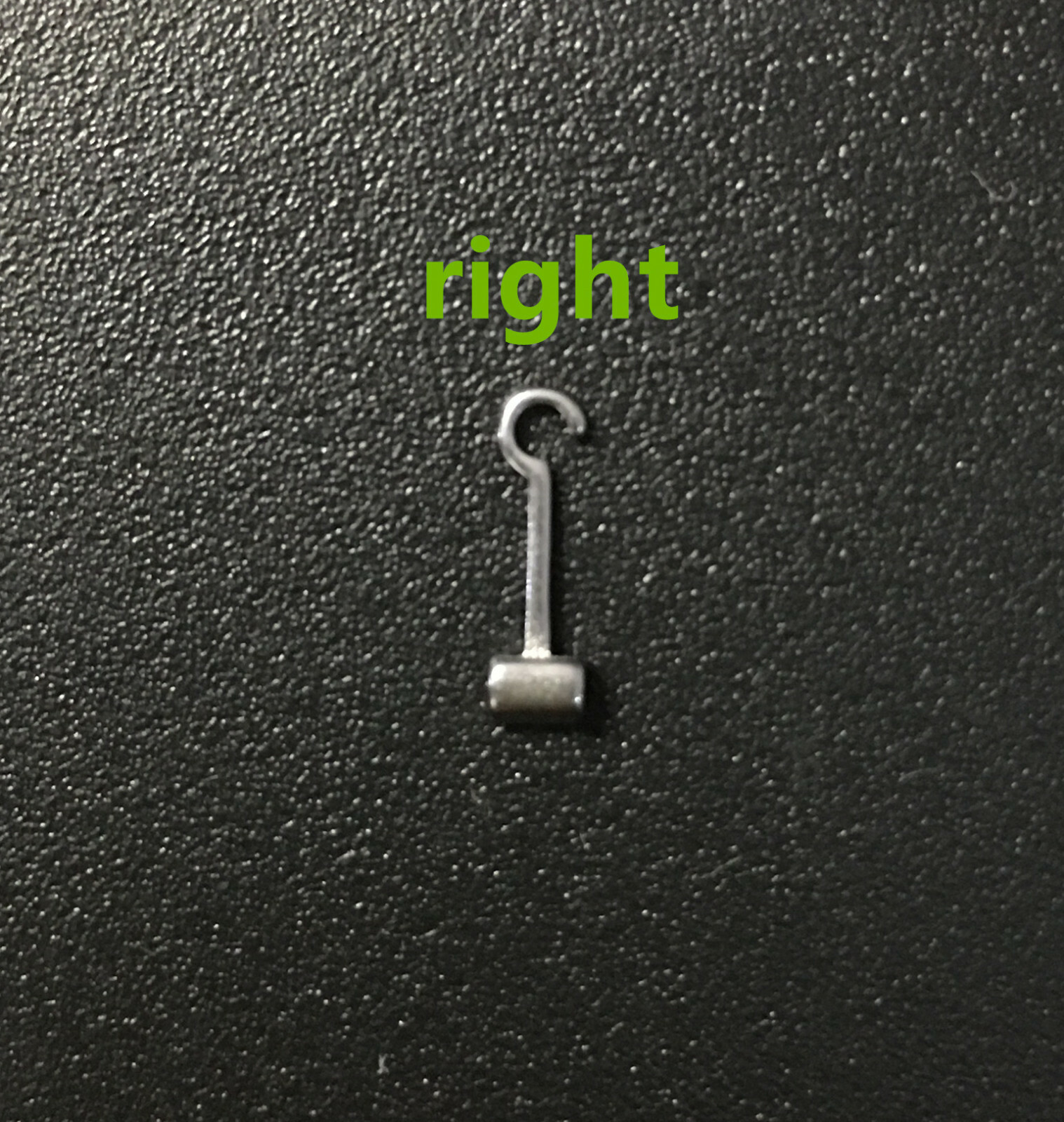 10Pcs Extra Long 9mm Orthodontic Crimpable Split Curved Hooks Left Right Dental