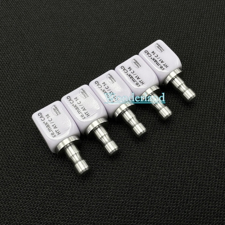 1/5Pcs IPS C14 Emax CAD CEREC Dental Lab Ceramic Blocks Cube Veneer LT HT A1/2/3