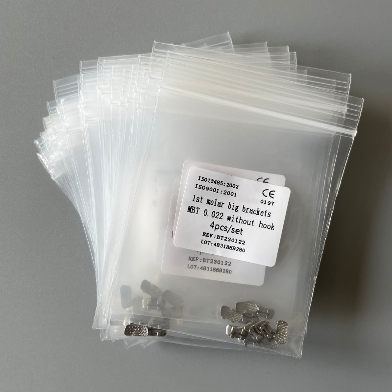 10Sets Dental Orthodontic 1st Molar Wide Big Brackets MBT 022 Without hooks