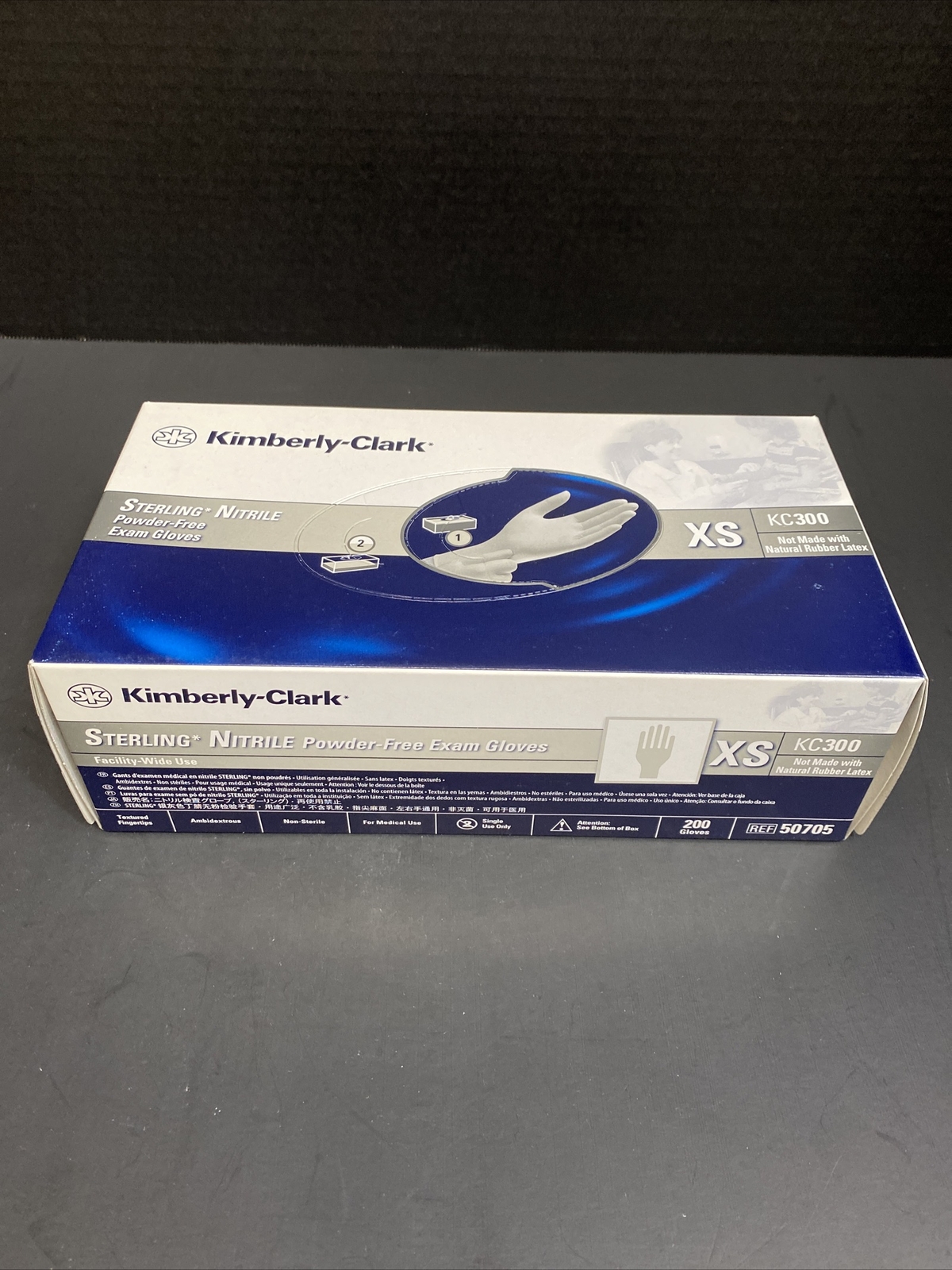 Kimberly-Clark Nitrile Gloves Extra Small 10 Boxes with 200 Gloves Each