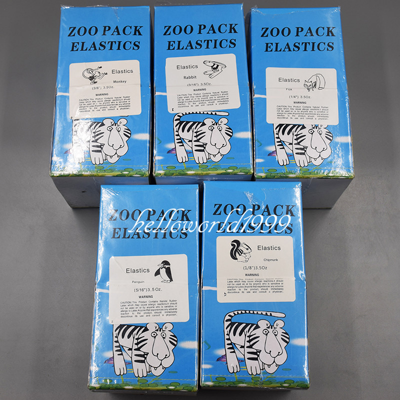 Dental Orthodontic Rubber Bands Ortho Elastics Latex Braces 15 Sizes For Choice