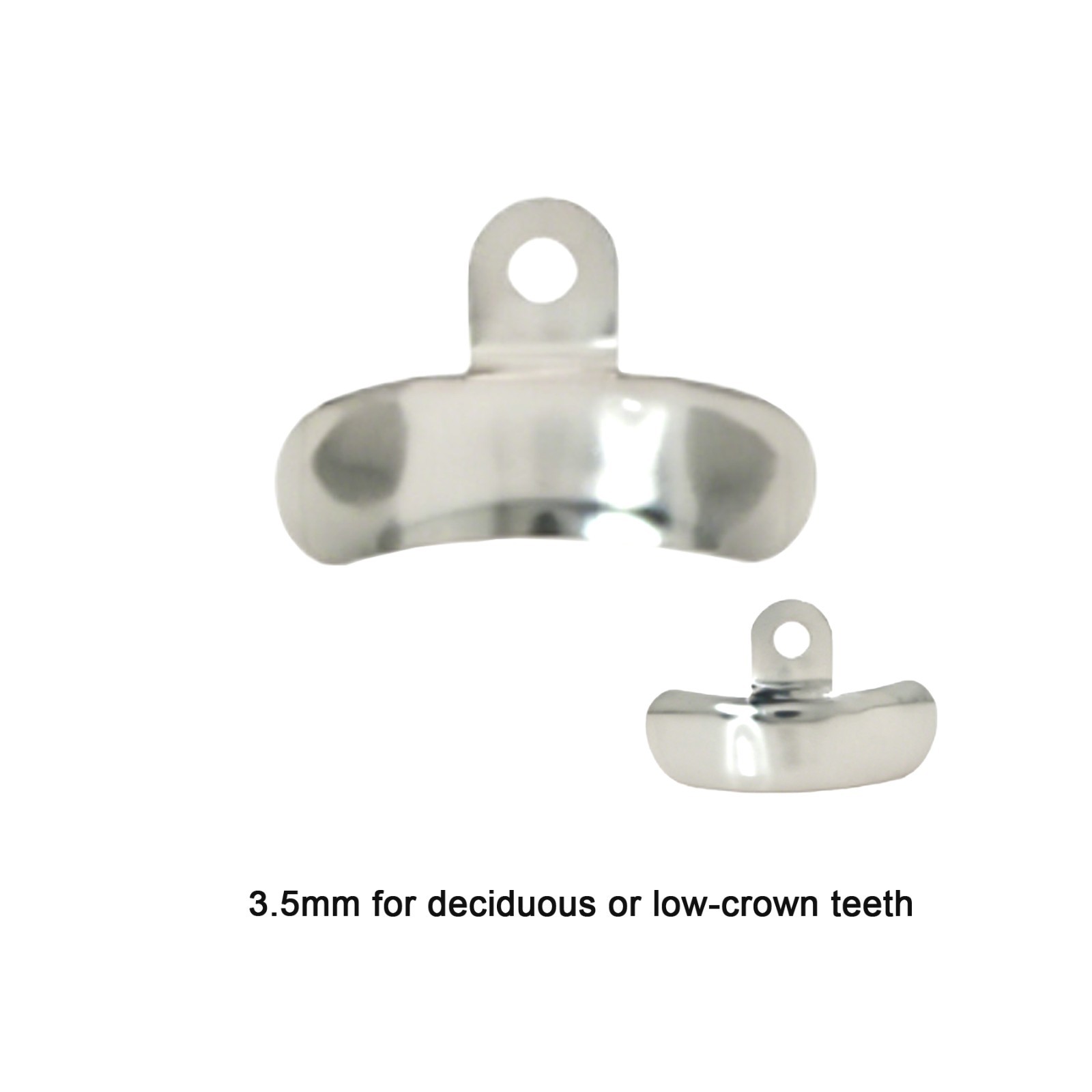 50Pcs Dental Matrix Bands M4 1.0 Sectional Contoured Metal Matrices Dentistry
