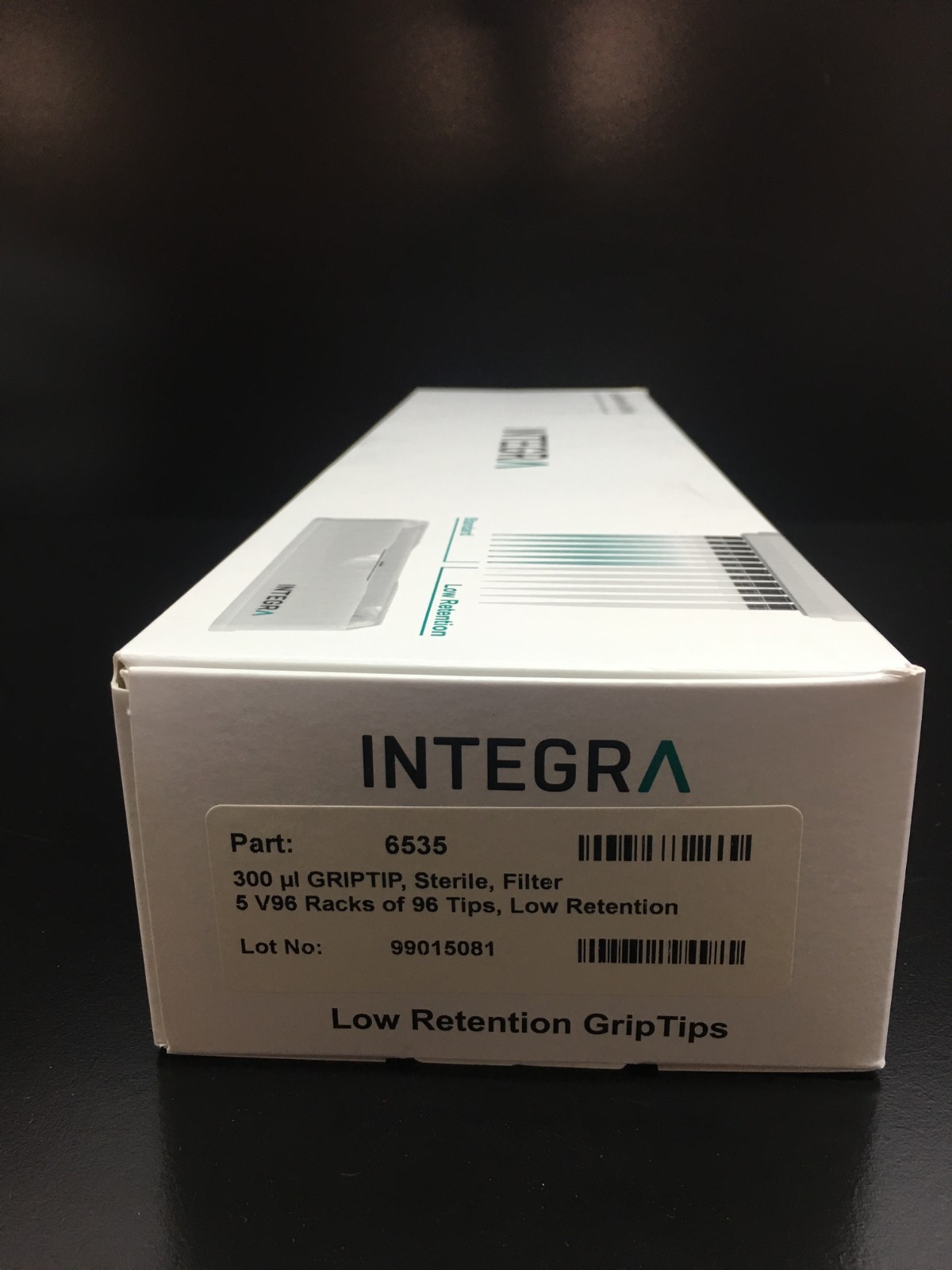 Integra Cat No 6535 Griptip Low Retention Sterile 300uL Pipette Tips Lot 4 PKS
