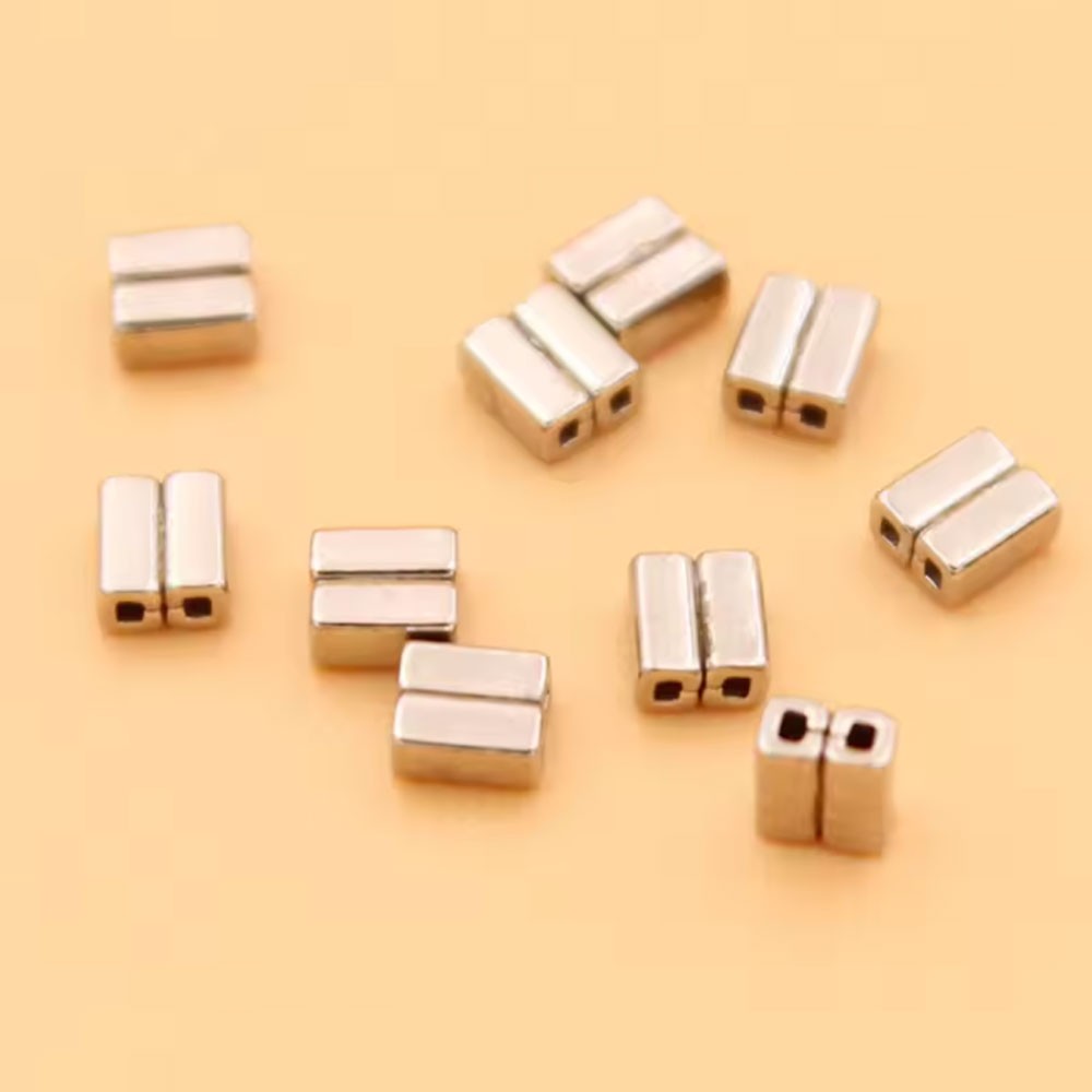 Dental Orthodontic Accessory Crimpable Hook Double Tube/ Cross Type 10pcs/bag