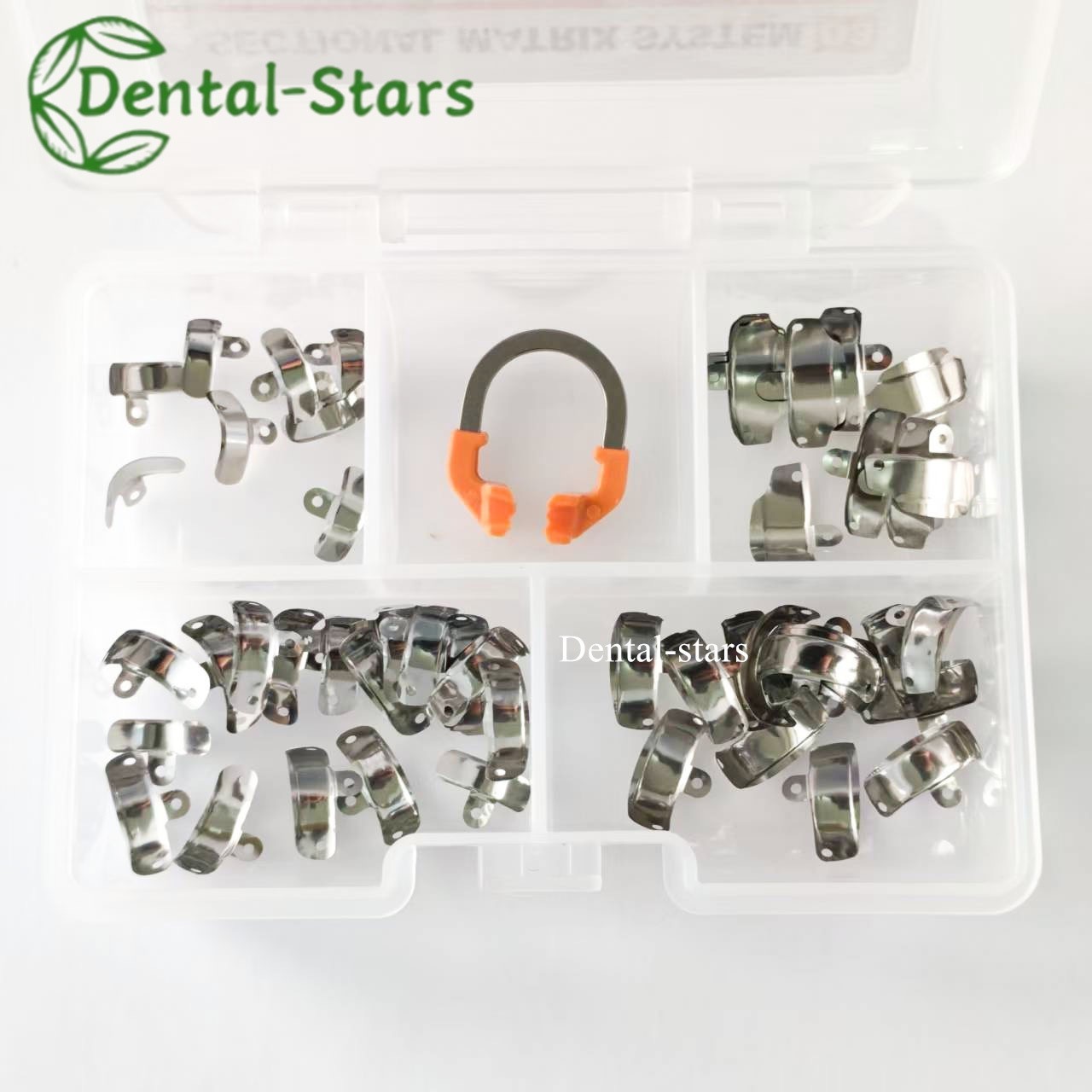 Dental Sectional Matrices System D3 Kit Clamp R7 + Matrix Bands M4 Autoclavable