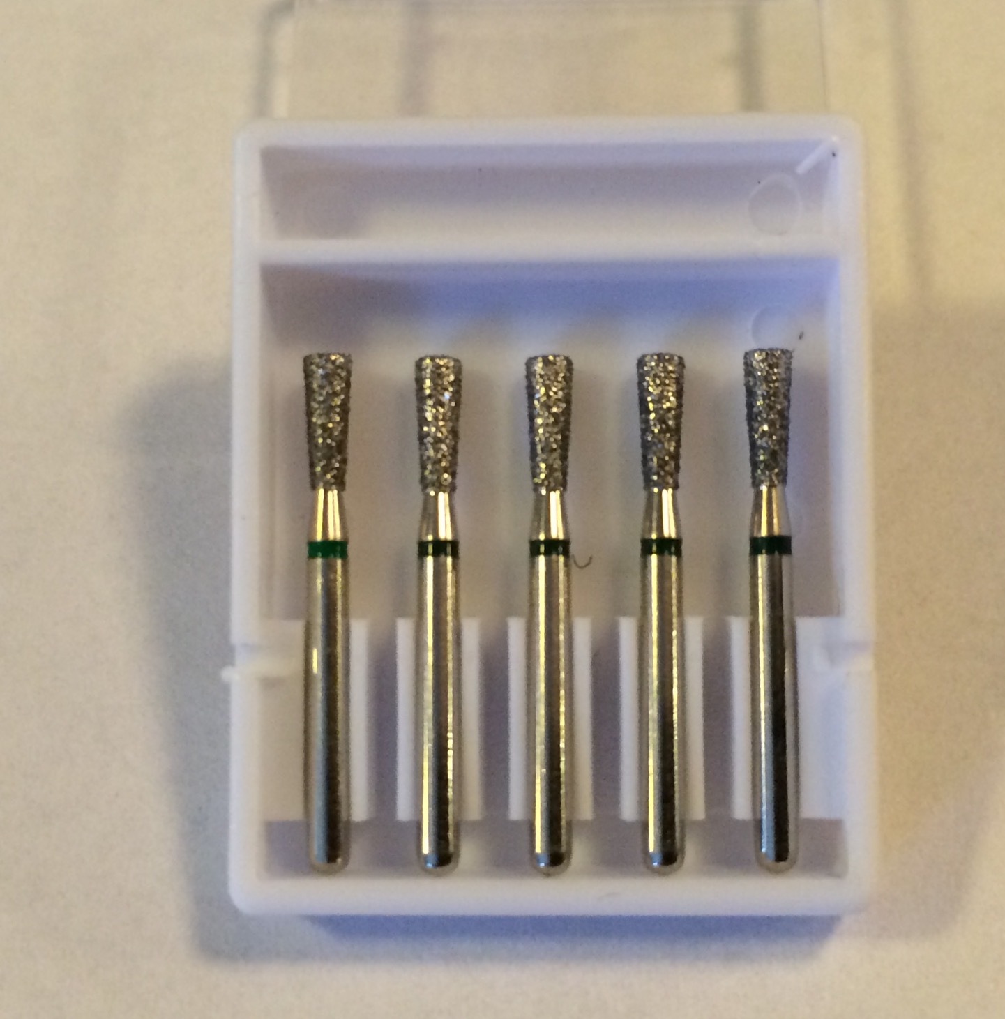Crosstech Multi-Use High Spd Diamond Dental Bur Inverted Cone 807-018 A11L3C 5pk