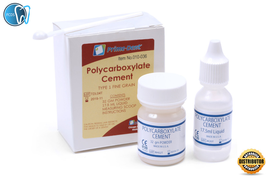 Dental Self-Cure Polycarboxylate Permanent Luting Cement Crowns & Bridges