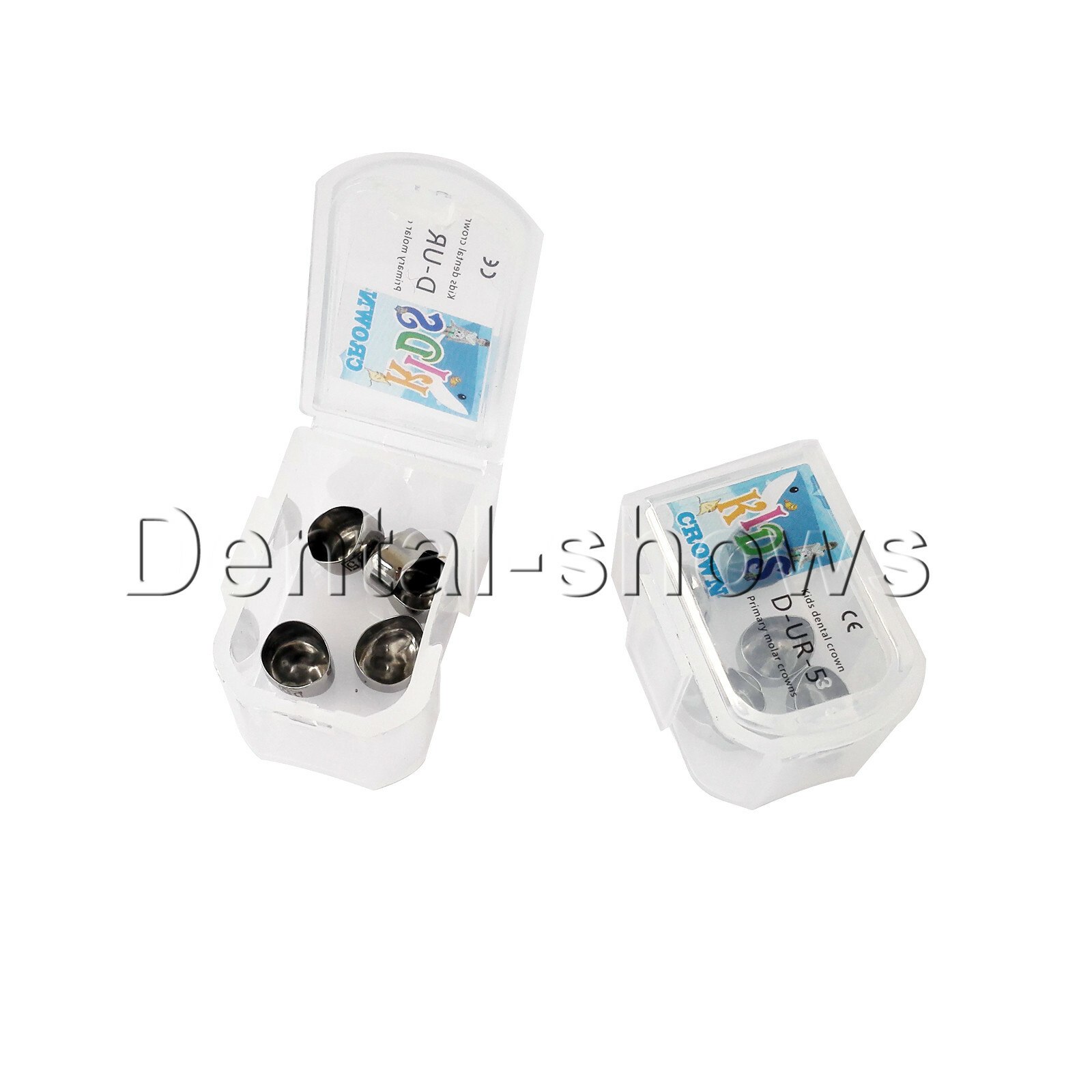 5pcs Dental Kids Primary Molar Crowns Stainless Steel Pediatric crown 48 Sizes