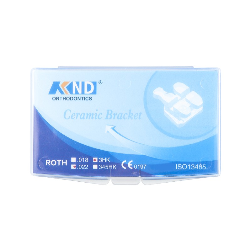 Dental Orthodontic Ceramic Bracket Dental Clear Brace Roth/MBT 345 with Hooks