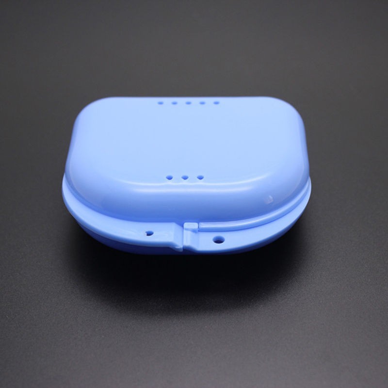 Dental Retainer Boxes Denture Case Mouthguard Containers Box Mouthguard Holder