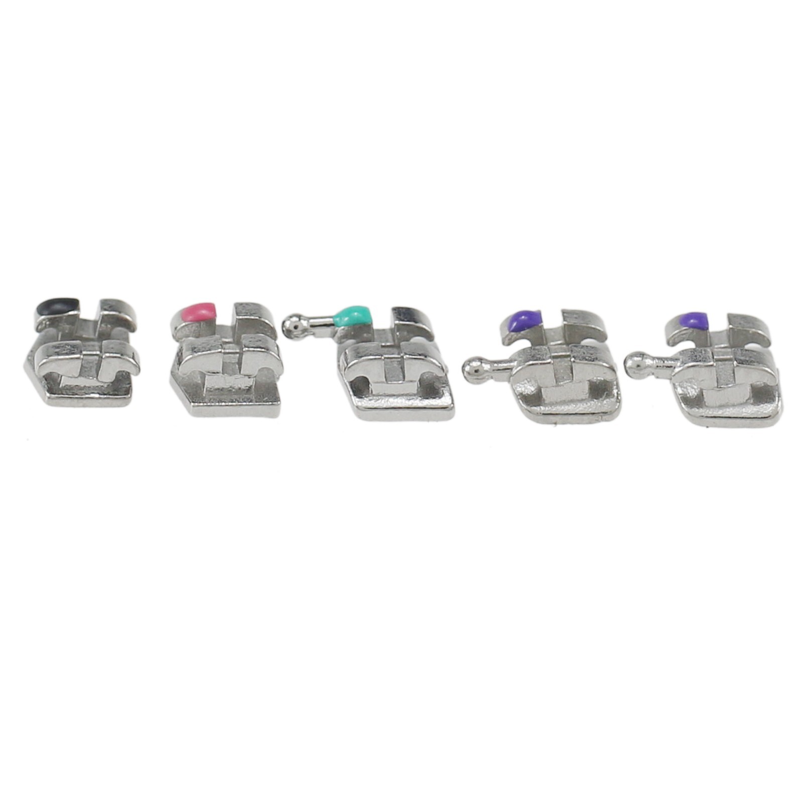 USA 10 Sets Dental Orthodontic Brackets Metal Braces MIM Mini MBT 022 345 Hooks