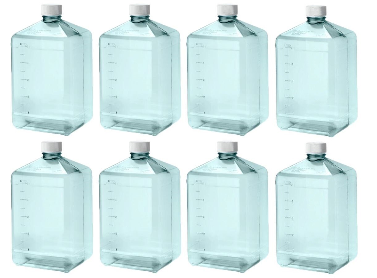 New 8-Pack Thermo Nalgene 3405-42 5-Liter Polycarbonate Biotainer Carboys