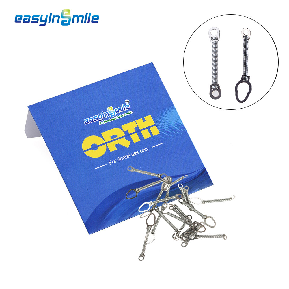 Easyinsmile Dental Orthodontic 10Pcs NITI 010/012 Closed Coil Spring 6/9/12mm