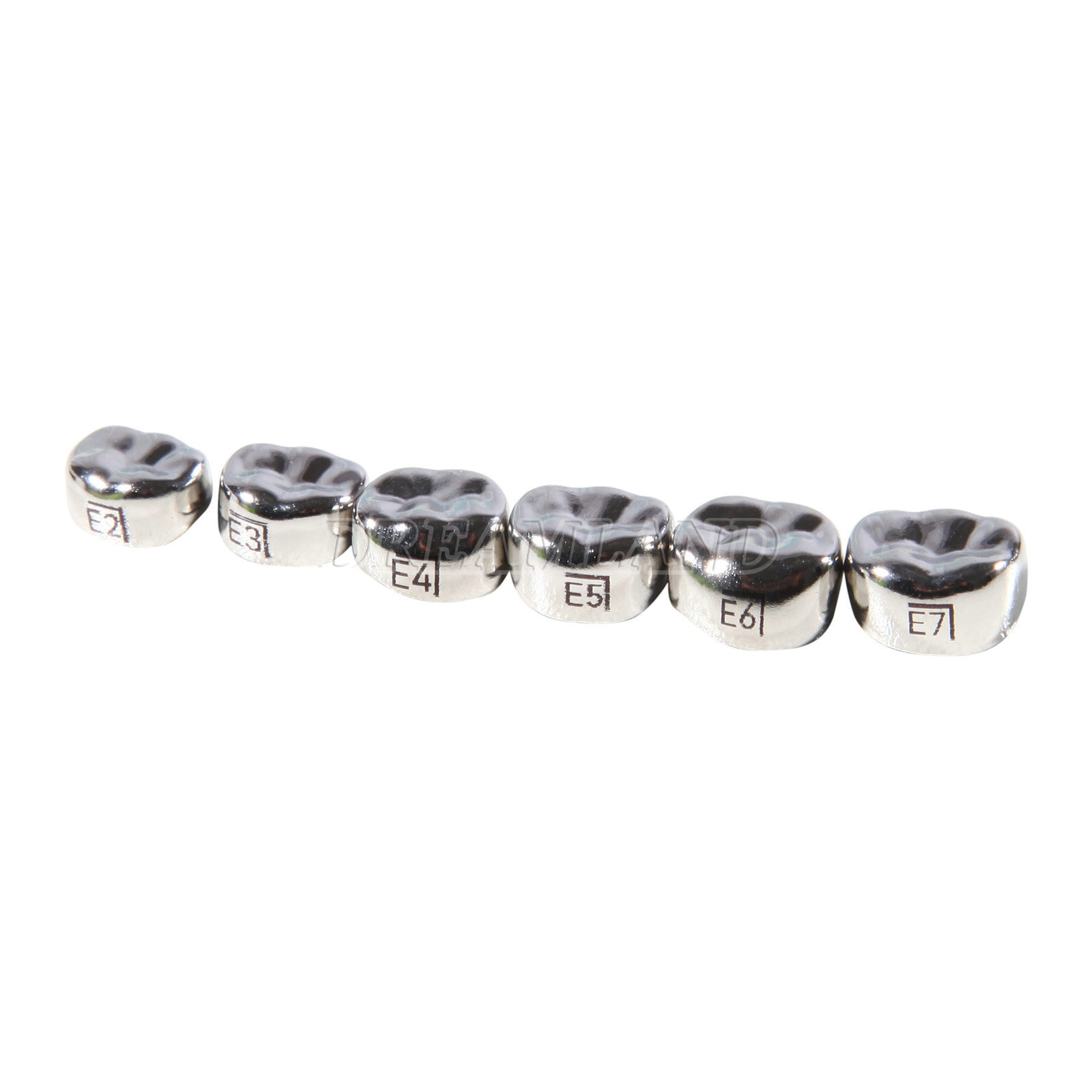 48 ASSORTED PRIMARY MOLAR STAINLESS STEEL CROWNS – COMPLETE KIT