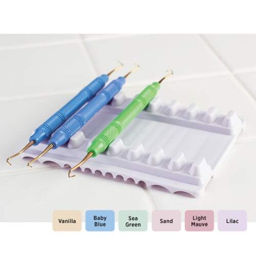 Plasdent Instrument Mat – Small, Pastel Baby Blue, 5-3/16″ x 4-1/8″