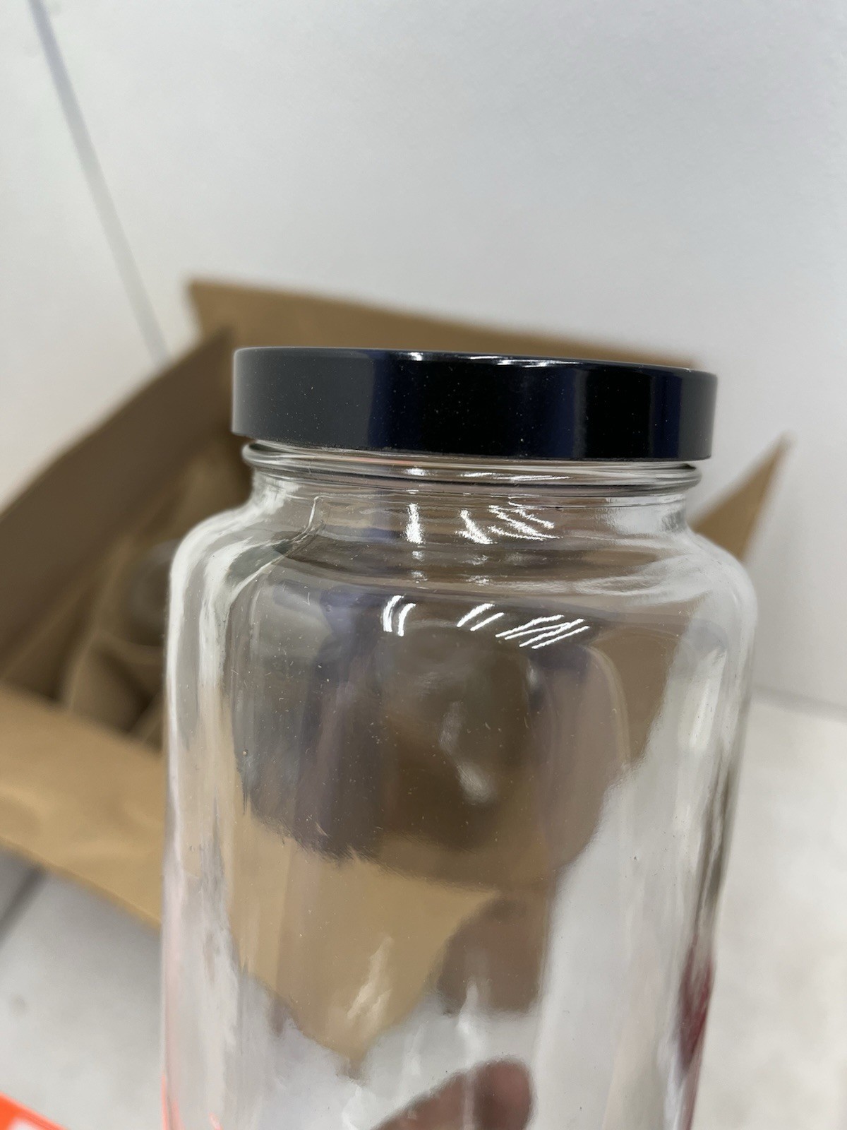 Glass Jar 960 mL Capacity – mL, 32 fl oz Capacity – oz, 93 mm Body Dia, 180 mm
