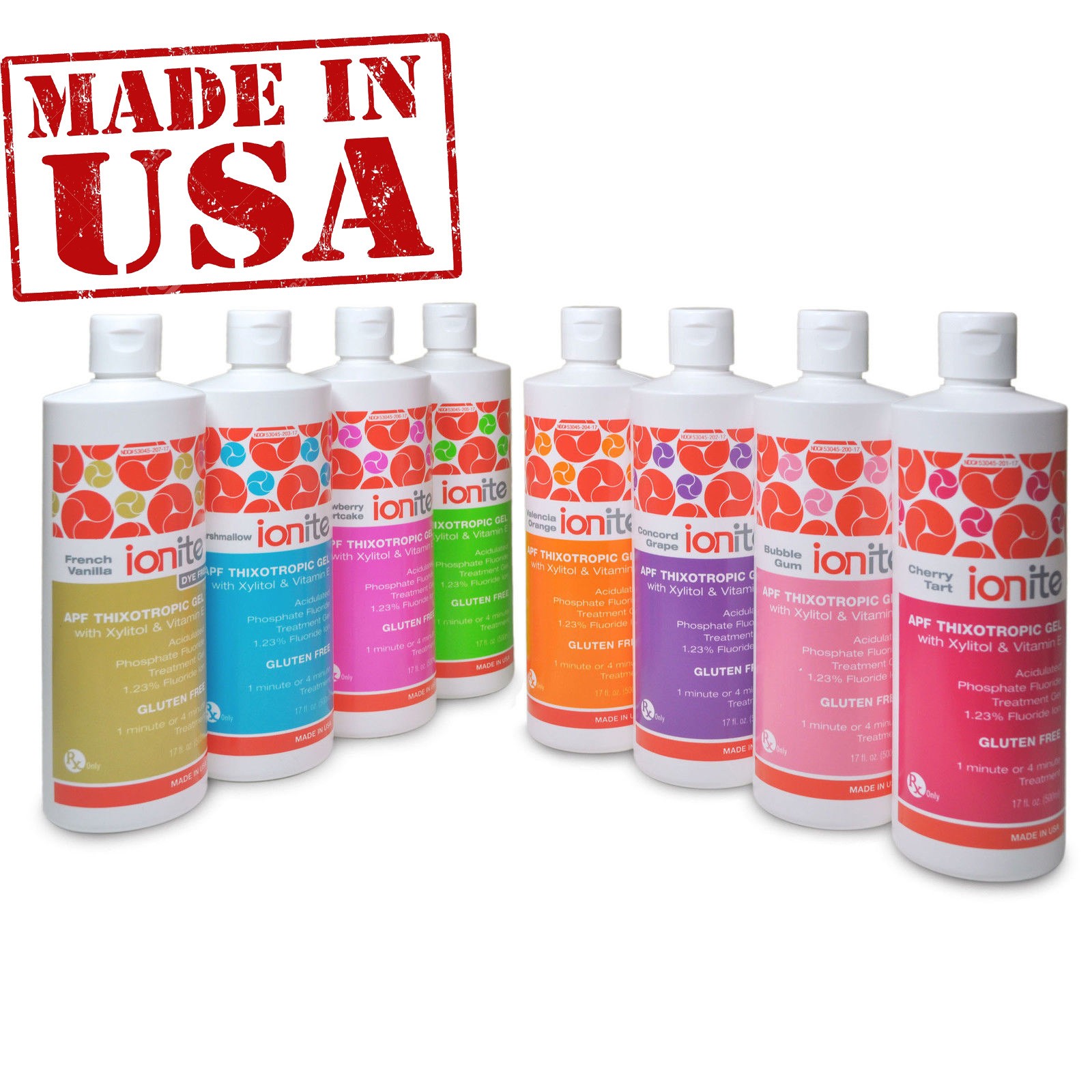 Fluoride Gel 17oz 60-Second Hi Quality All Flavors Optional