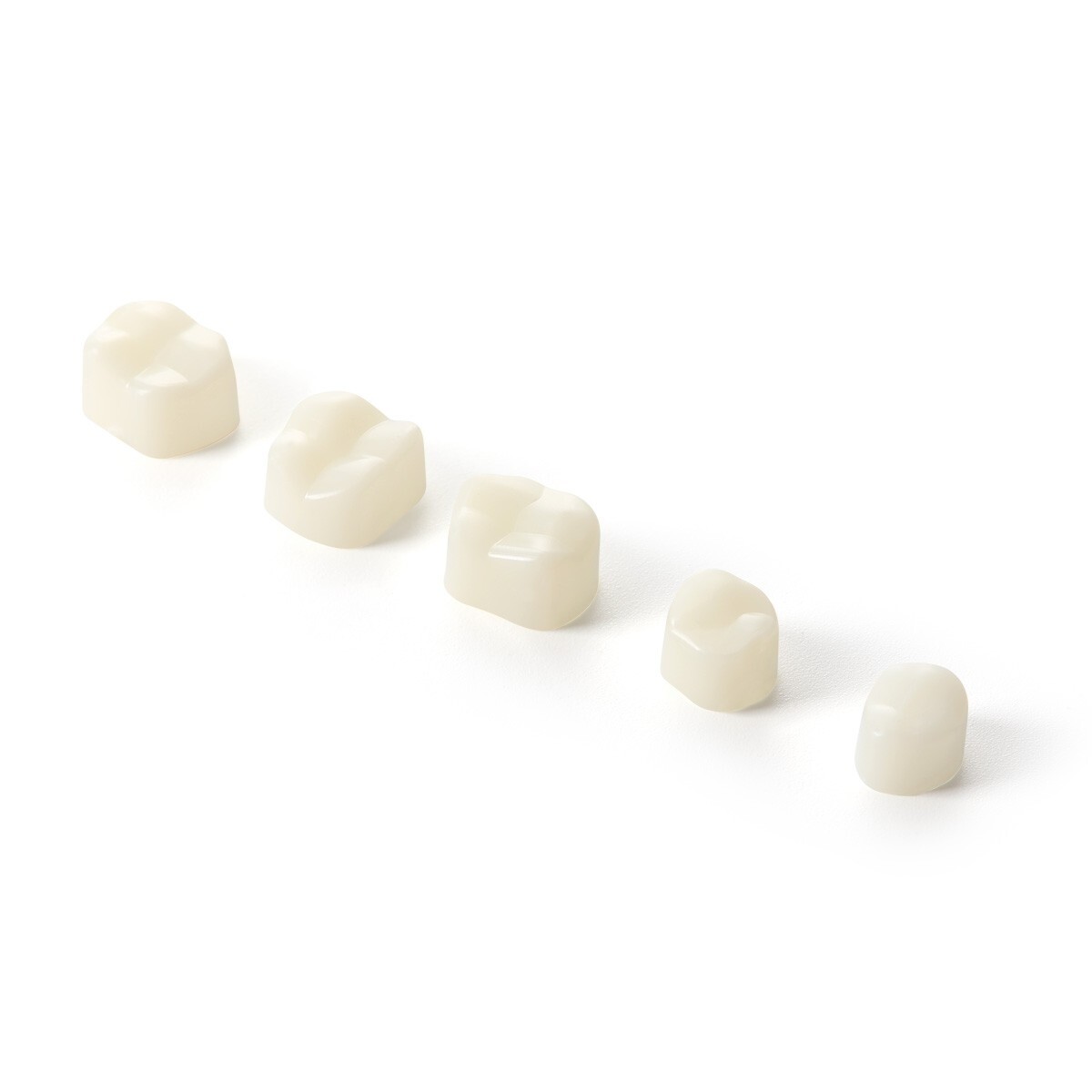 Dental Resin Anterior/Posterior Temporary Porcelain Tooth Crown Veneers Repair