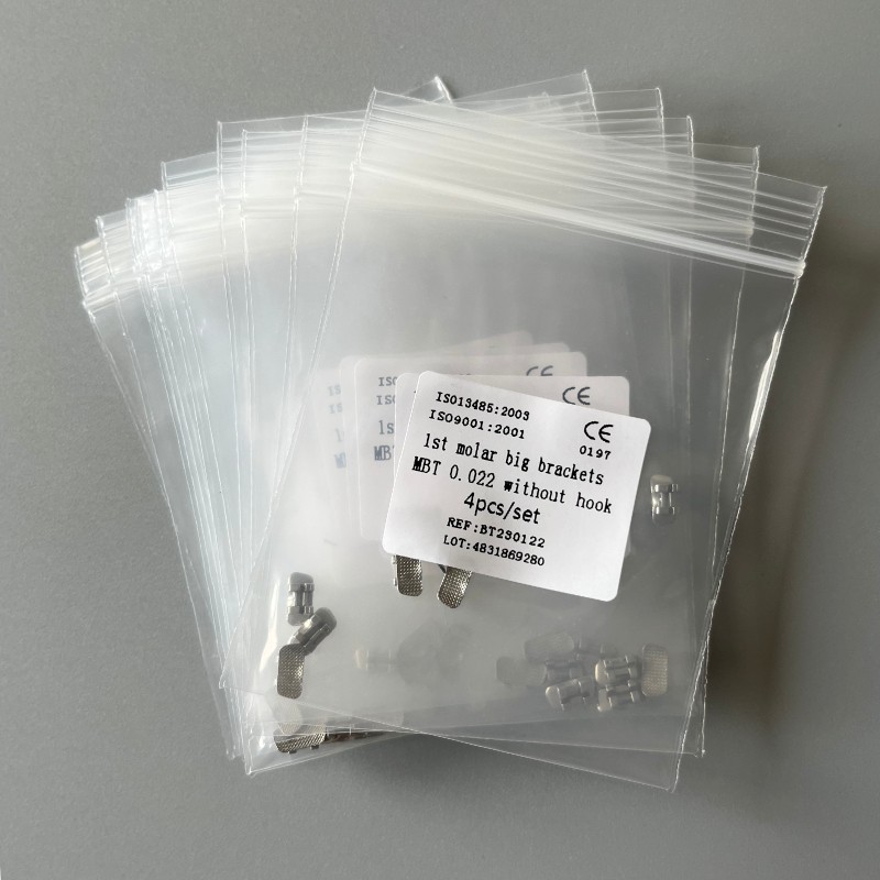 10Sets Dental Orthodontic 1st Molar Wide Big Brackets MBT 022 Without hooks