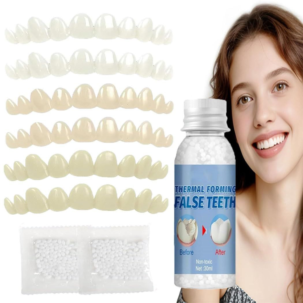 Tooth Repair Kit, Temporary Veneer Denture Kit for Women and Men, All, White