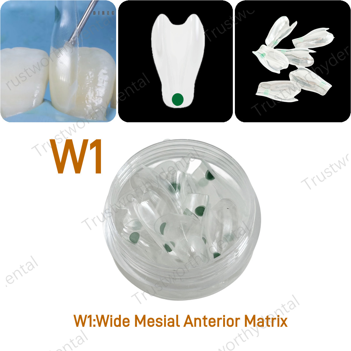 Dental Transparent Matrix Clear Bow Matrice Band Anterior Front Bioclear TorVM