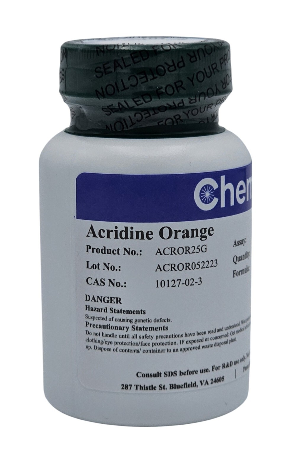 Acridine Orange, 90+% (Dye Content), 25g