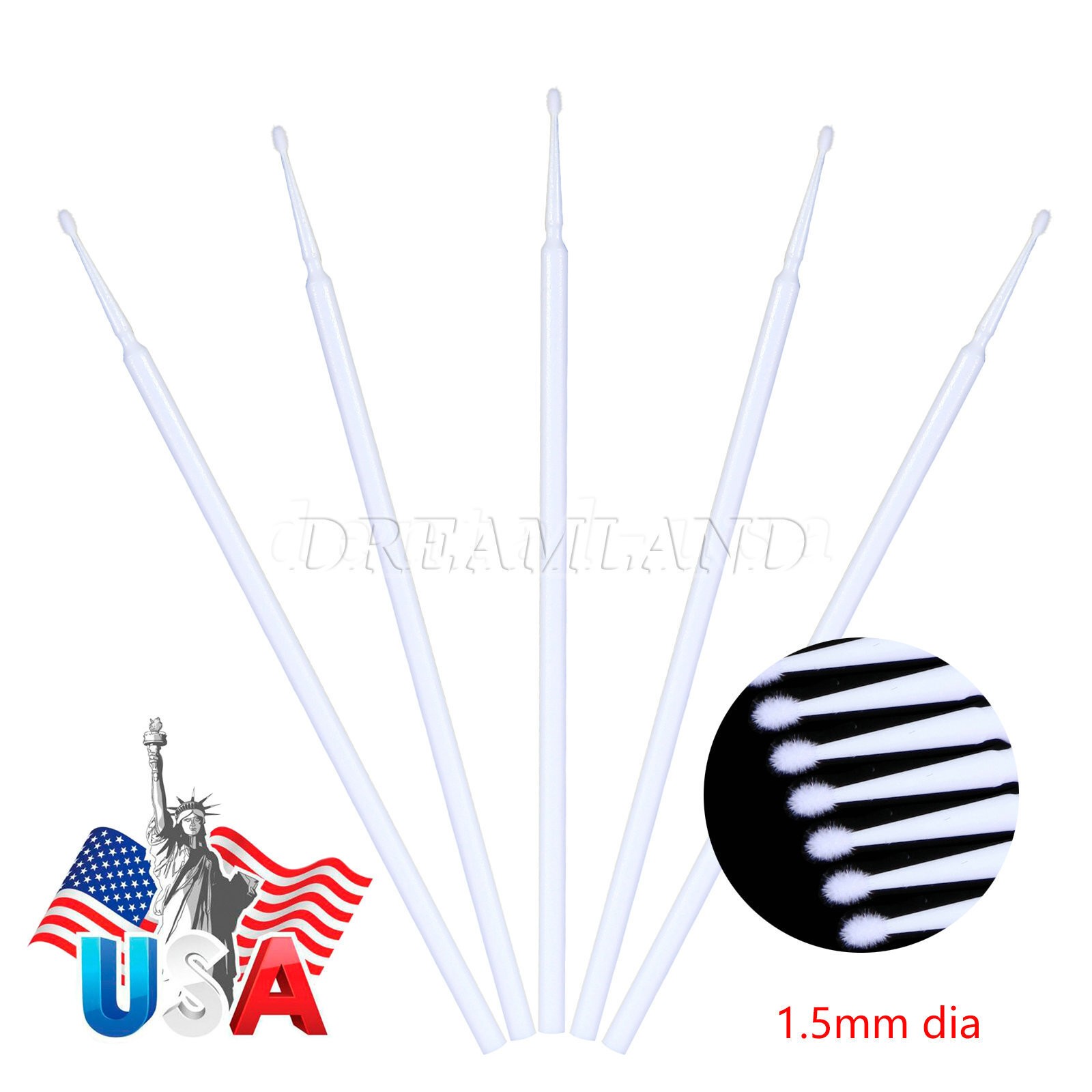 Micro Brushes Applicators Microbrush Dental (Regular, Fine, Super Fine) USA