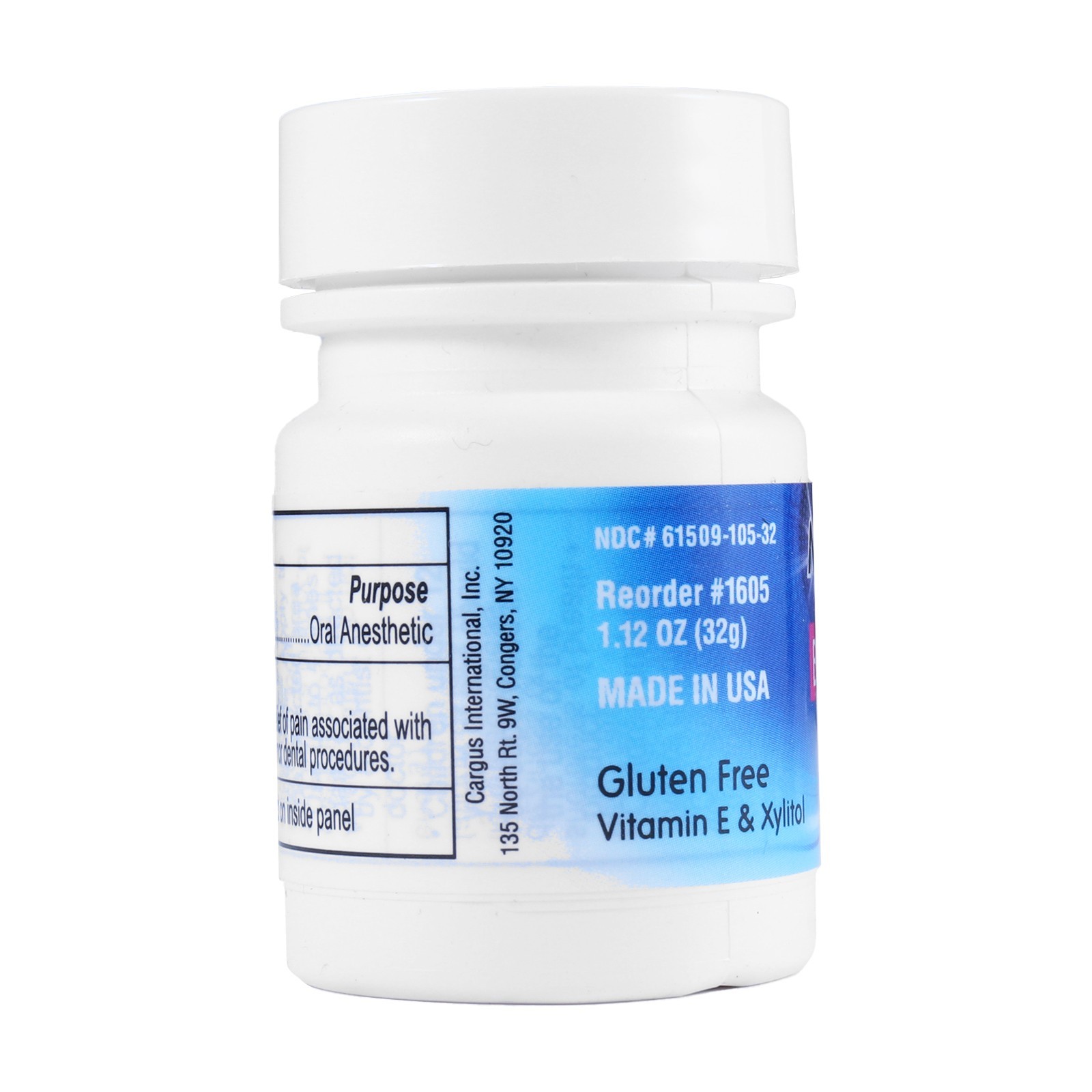 5Bottles MARK3 Dental Topical Anesthetic Gel 20% Benzocaine 1OZ Jar Bubble Gum