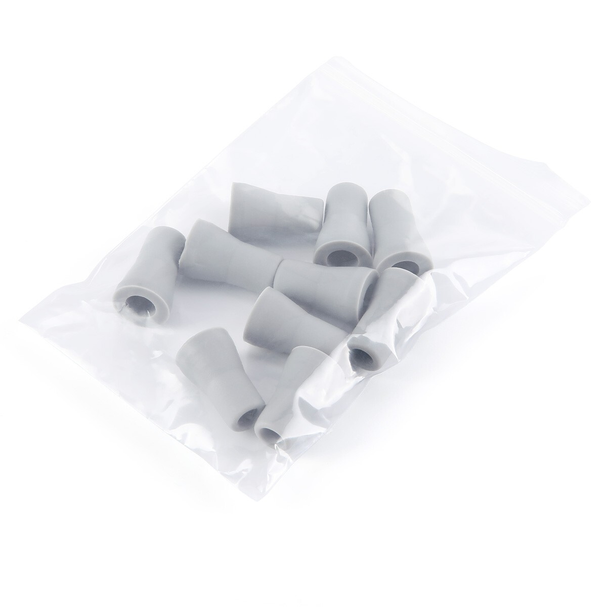 10 Pcs Dental Saliva Ejector Weak Suction Rubber Snap Tip Adapter