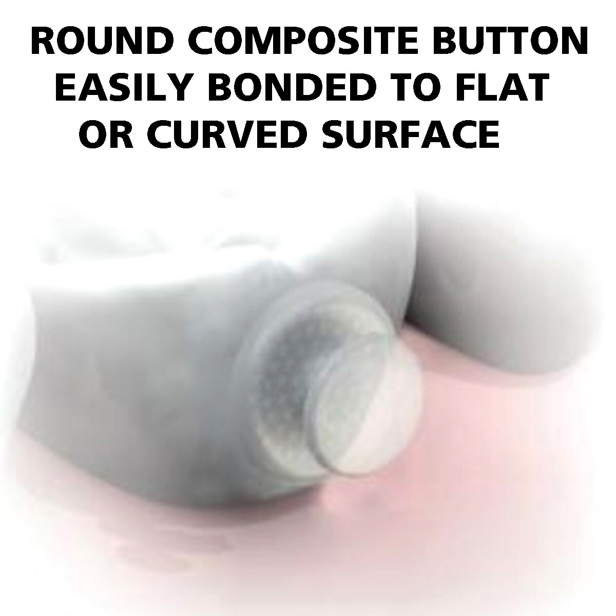 Dental Orthodontic Composite Ceramic Lingual Button Bondable Round Base – 10 PCS