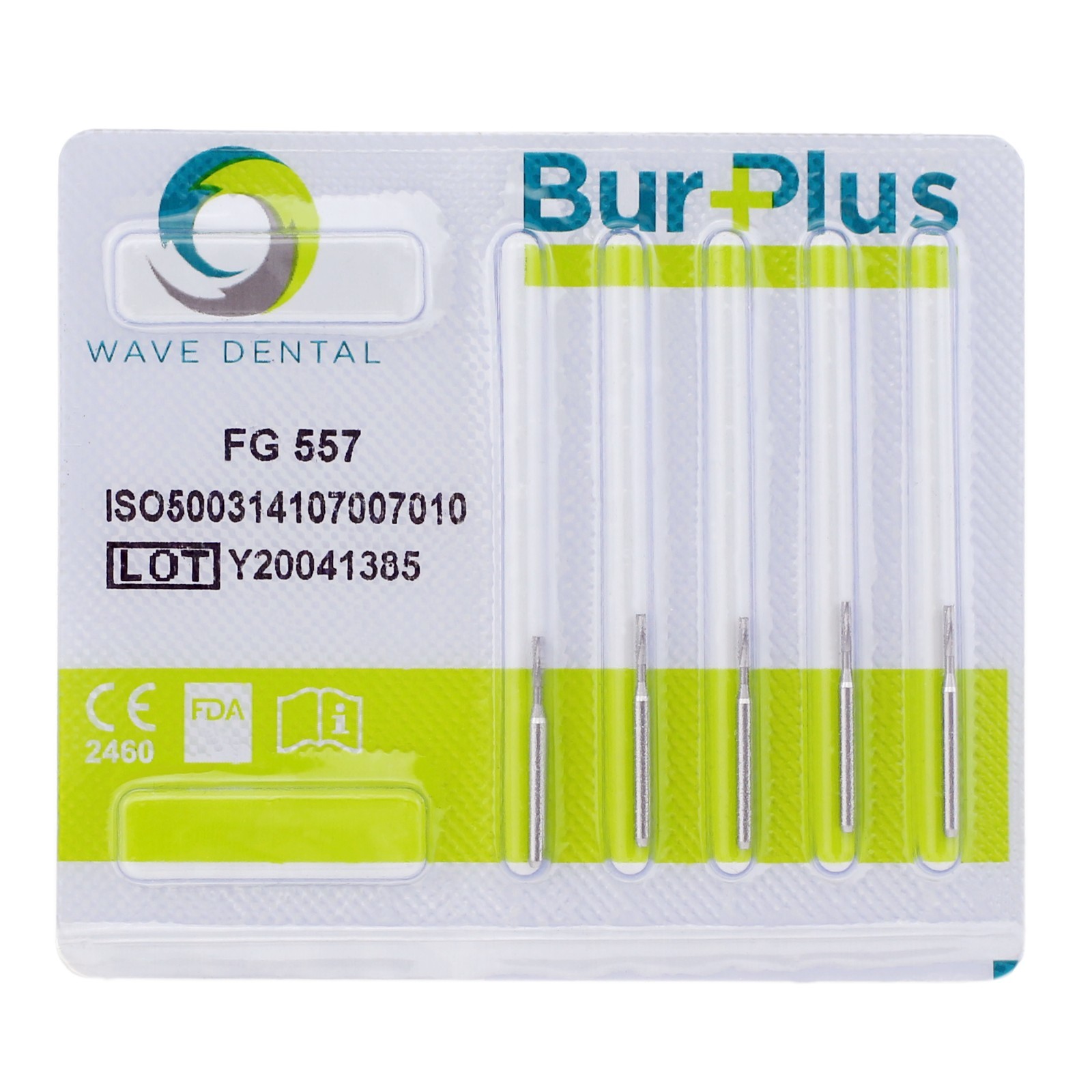 Dental Carbide Burs FG 557 Friction Grip Flat End Cylinder Cross Cut High Speed