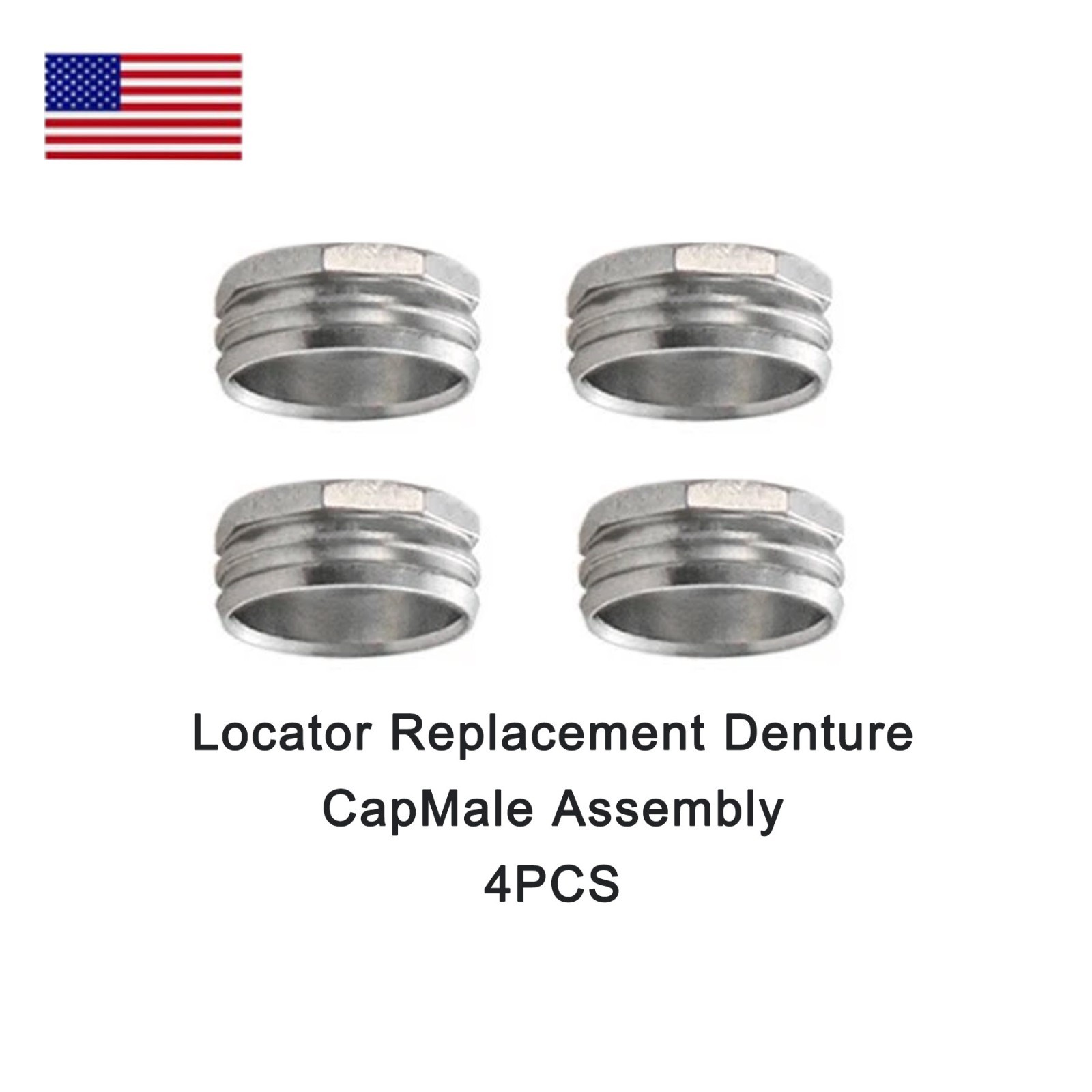 US 5/10Pcs Dental Overdenture Retention Caps for Locator Abutment