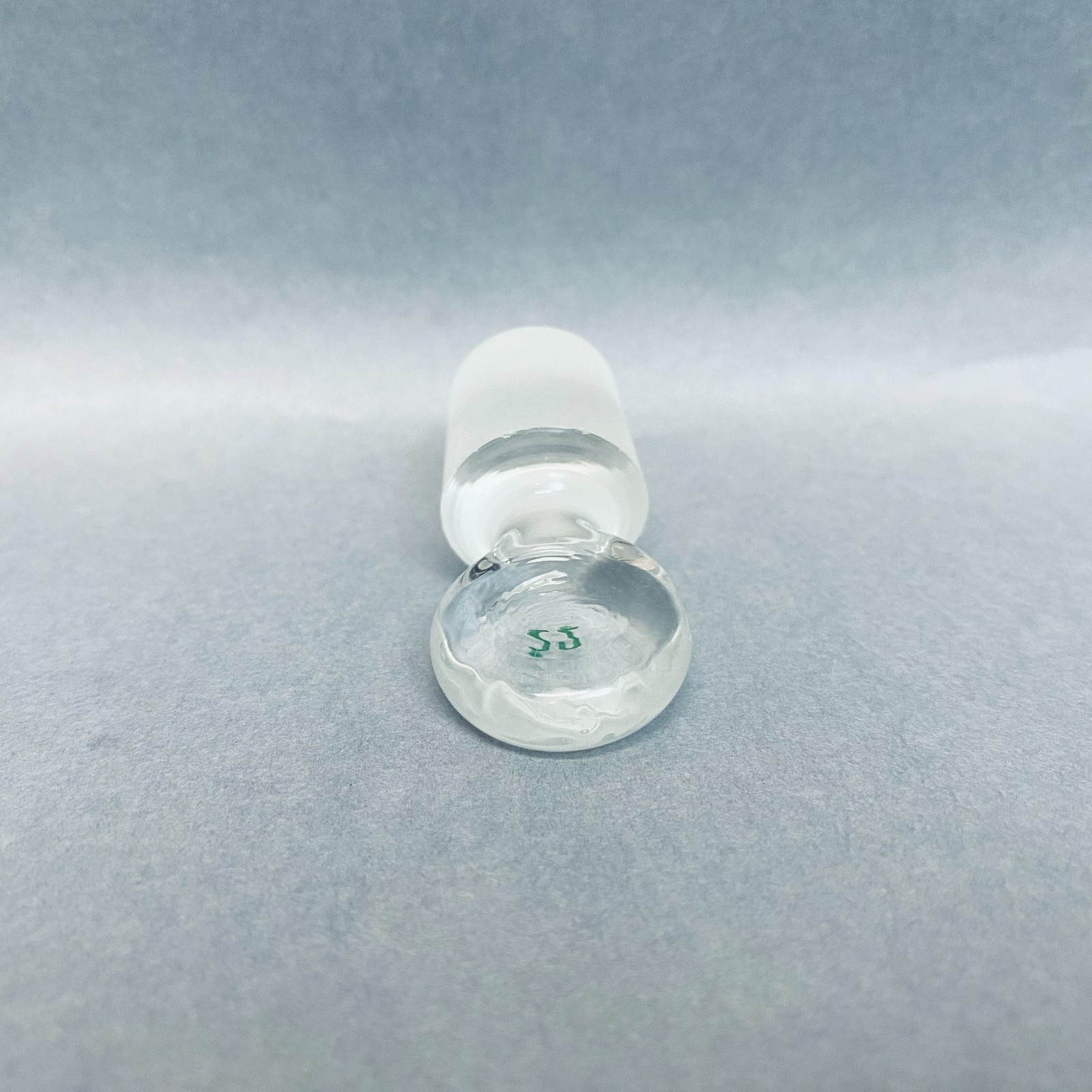 Chemglass Pennyhead Stopper #22 Solid Flask Length Lot of 9 Stoppers