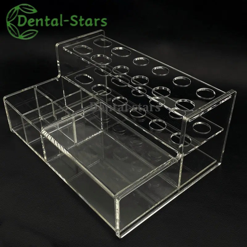 Dental Acrylic Composite Resin Storage Placer Holder Syringe Organizer Dispenser