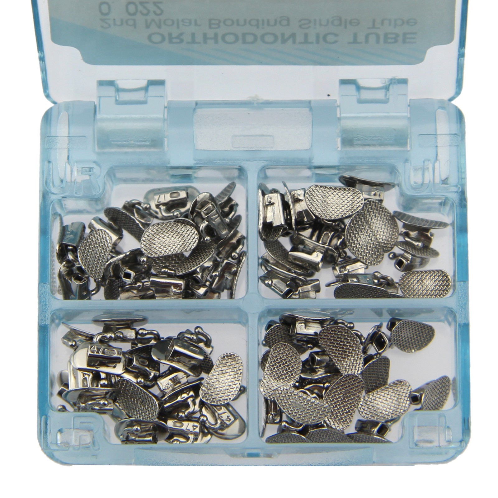80pcs Dental Orthodontic Buccal Tubes 1st 2nd Molar MBT Roth 022 Bondable Mesh
