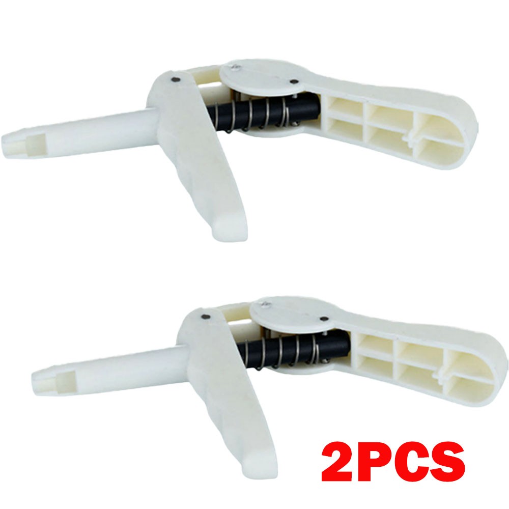 2Pcs White Dental Composite Gun Dispenser Applicator For Unidose Compules USA