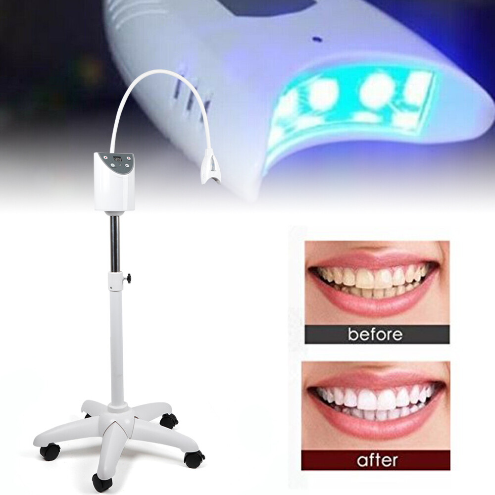Dental Mobile LED Teeth Whitening Light Cold Light Lamp Tooth Bleaching Machine