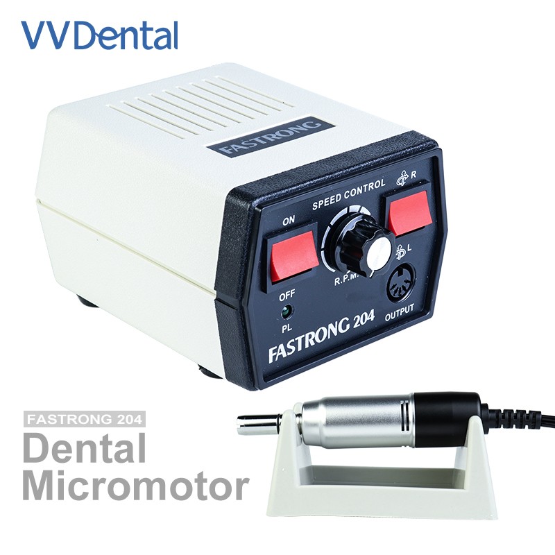 Dental Micromotor Polishing Machine Strong 204 Motor +108E Handle 35000 RPM