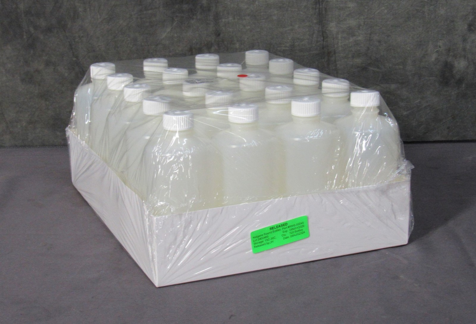* 20-Pack New Thermo 342089-0016 Narrow-Mouth 500mL HDPE Sterile Bottles w/ Cap