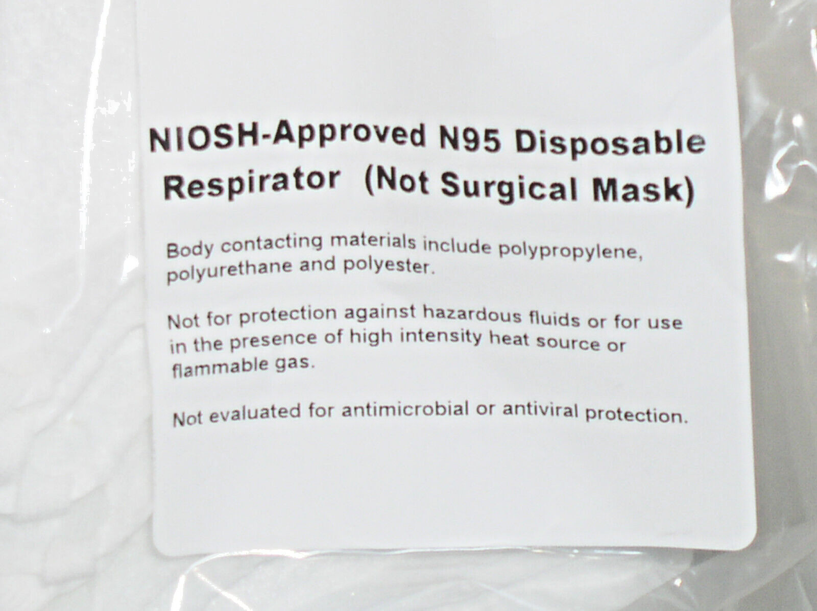 40 SEALED HONEYWELL N95 2 x 20 PACK DC300N95 RESPIRATOR MASK NIOSH APPROVED USA