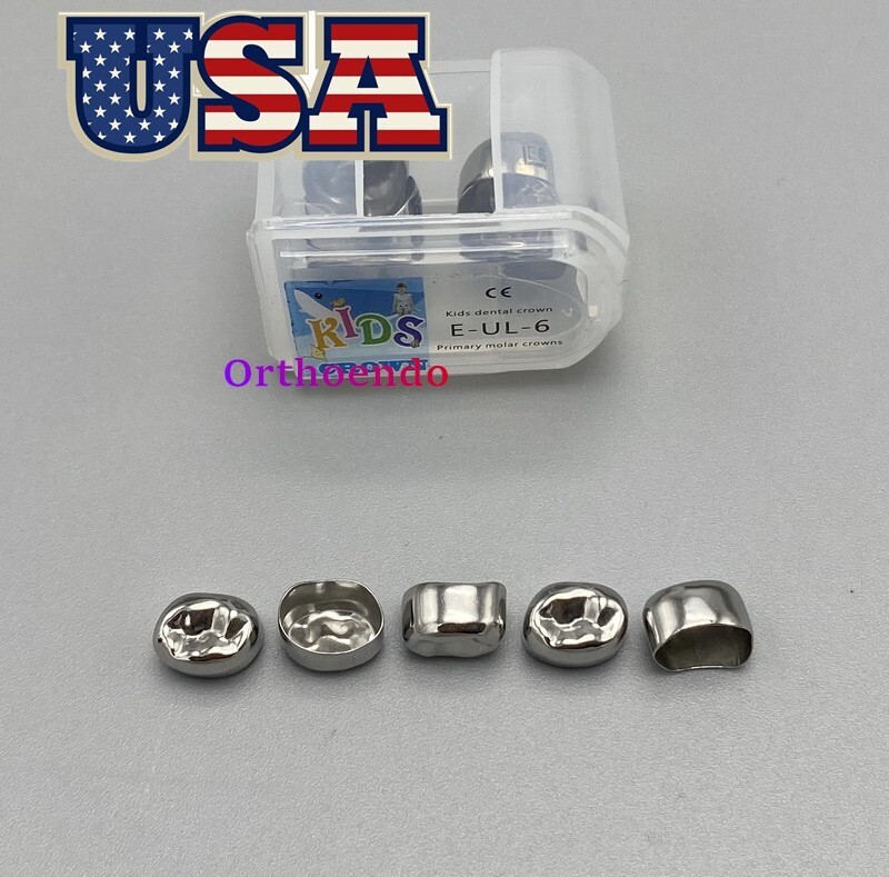 Dental Pediatric Crown Kids stainless steel molar crowns preformed Primary
