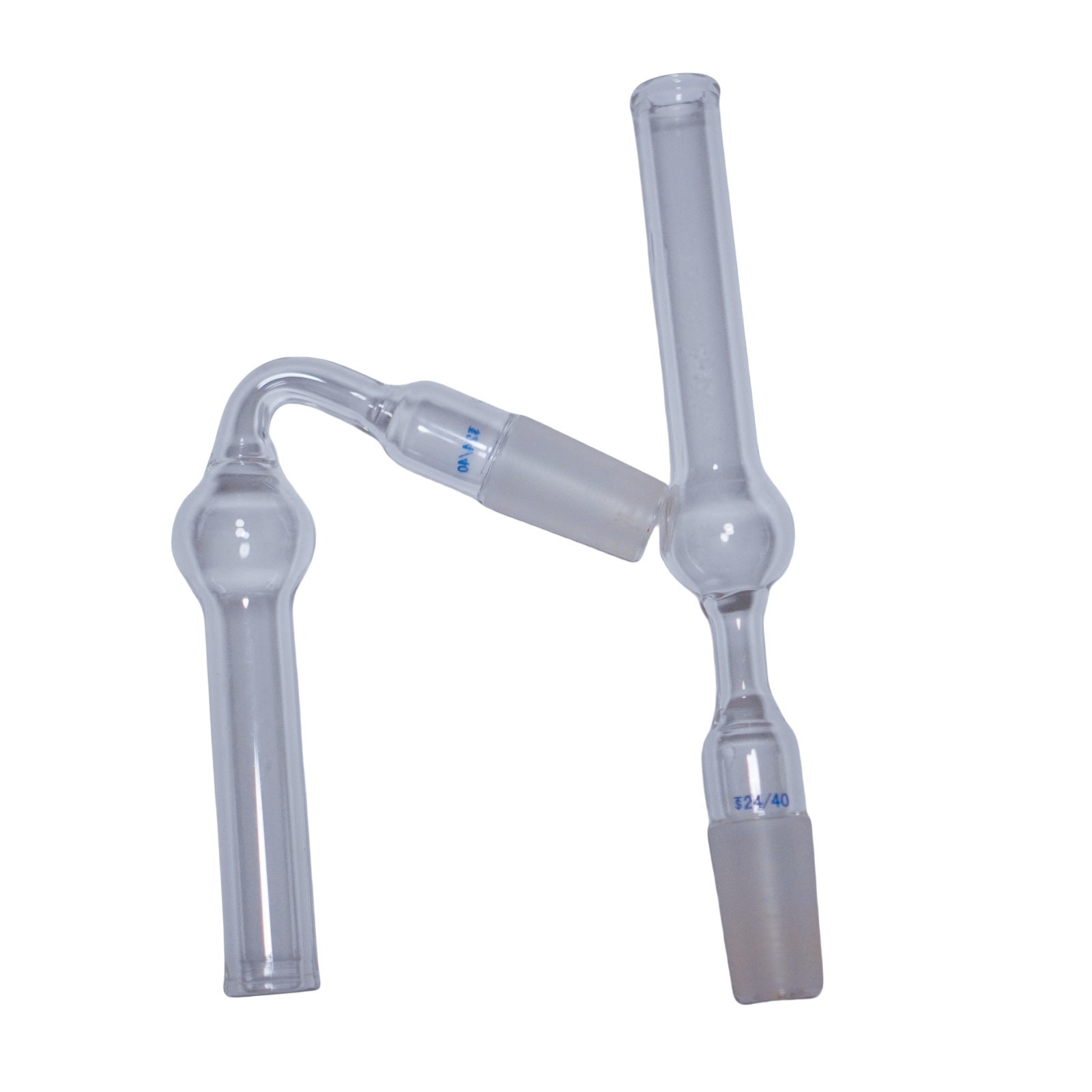 Laboratory glass drying tube straight type bent type 24/40 lab glassware