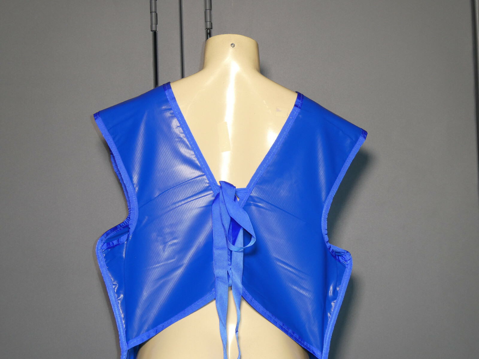 X-Ray Front Protection Apron Unisex Large Tie Up Closure Blue 41″ x 24″