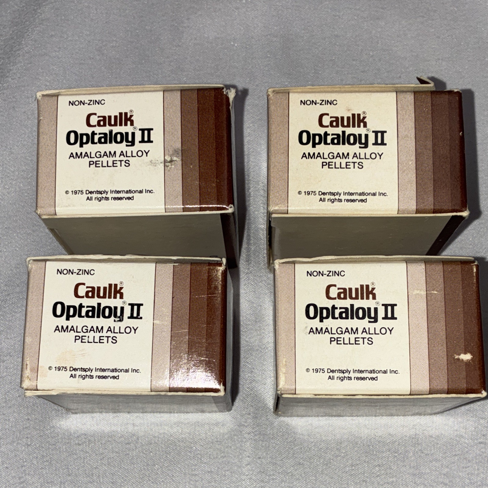 Caulk Optaloy II Silver Non-Zinc Amalgam Alloy Pellets Type II Class 3 Dental