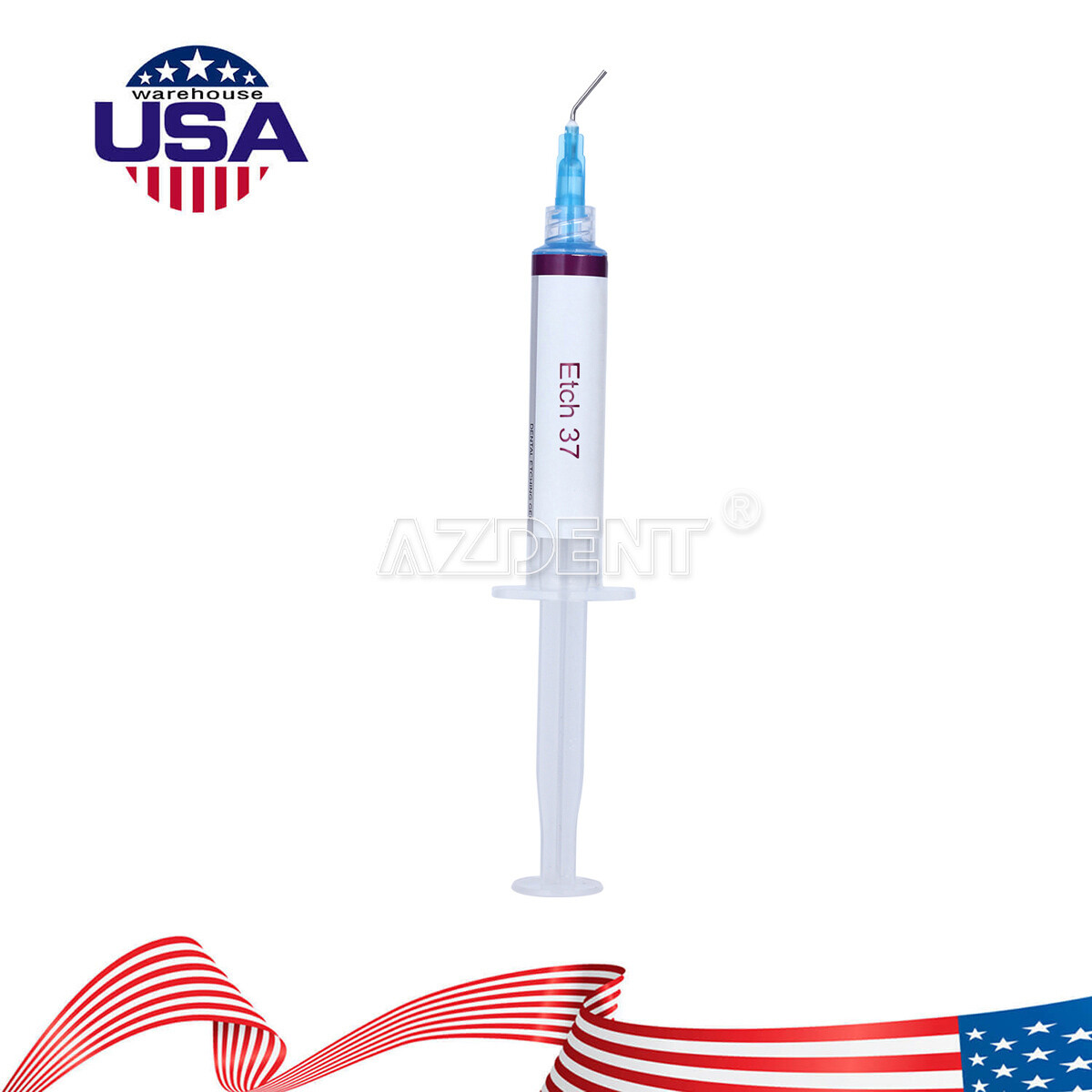 1-100X Dental Acid Etch Etching Gel 37% 5ml/syringe