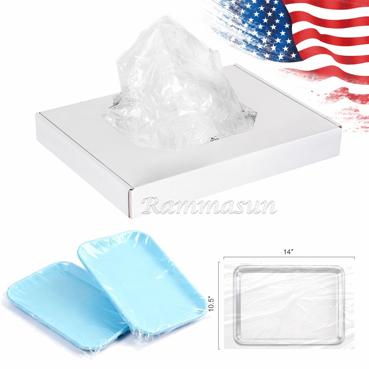 1500Pcs Disposable Dental Tray Covers Pre-Cut Tear Resistant Size 10.5″x14″